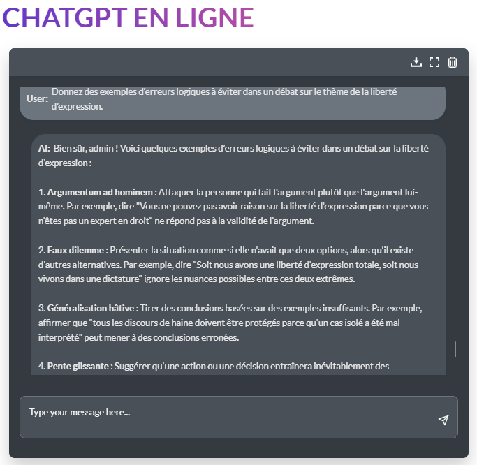 ChatGPT Prompt pour la rédaction d'essais